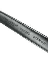 Dolce & Gabbana Black White Patchwork Gold Metal Buckle Belt -   -  Dolce & Gabbana.