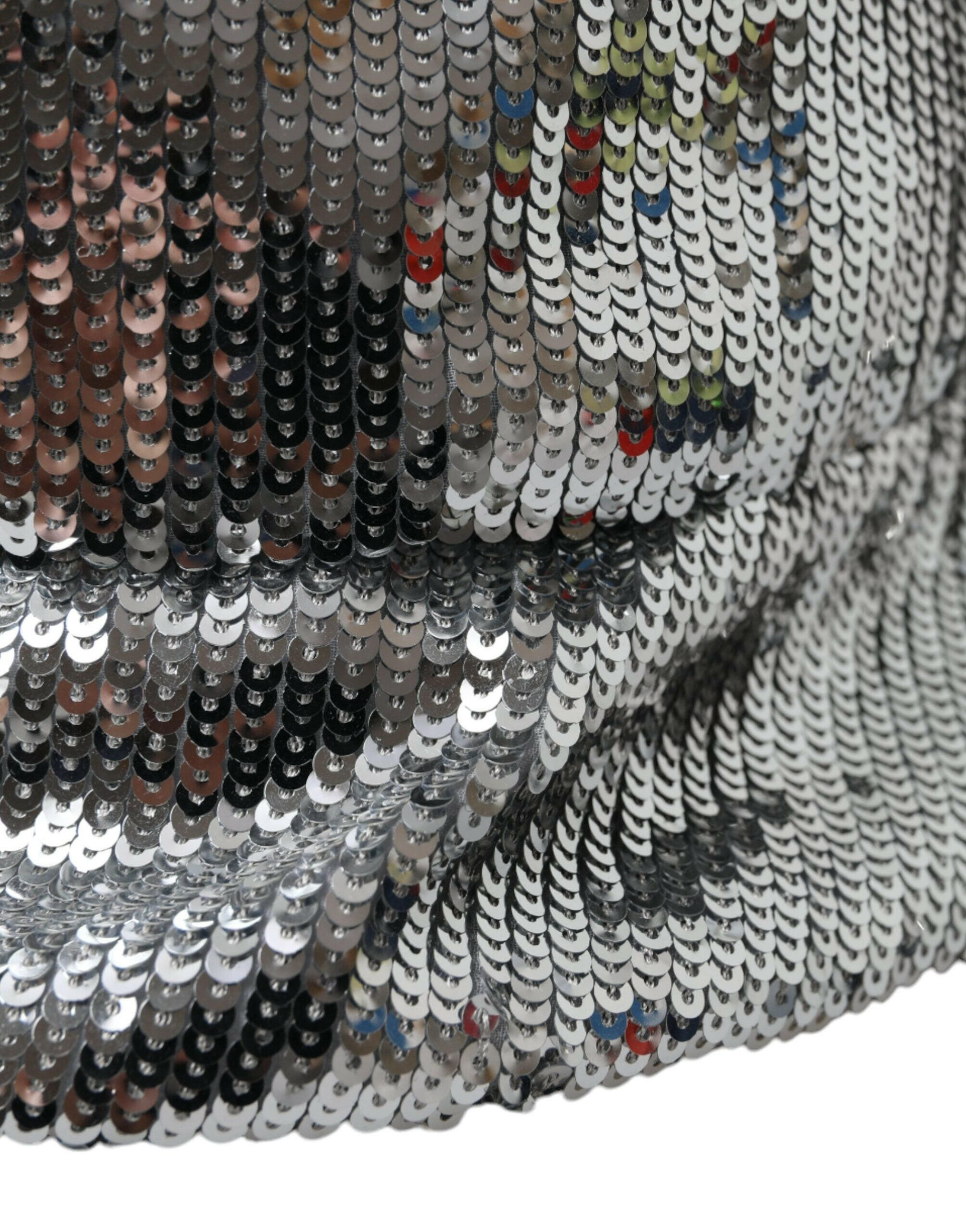 Dolce & Gabbana Silver Sequined Nylon Bucket Hat Men -   -  Dolce & Gabbana. Dolce & Gabbana Silver Sequined Nylon Bucket Hat Men -   -  Dolce & Gabbana.