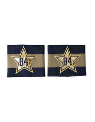 Dolce & Gabbana Black Gold Logo Star 84 Viscose Wristband -   -  Dolce & Gabbana.