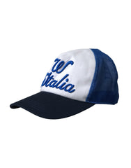 Dolce & Gabbana Blue White Black Italia Mesh Baseball Hat -   -  Dolce & Gabbana.