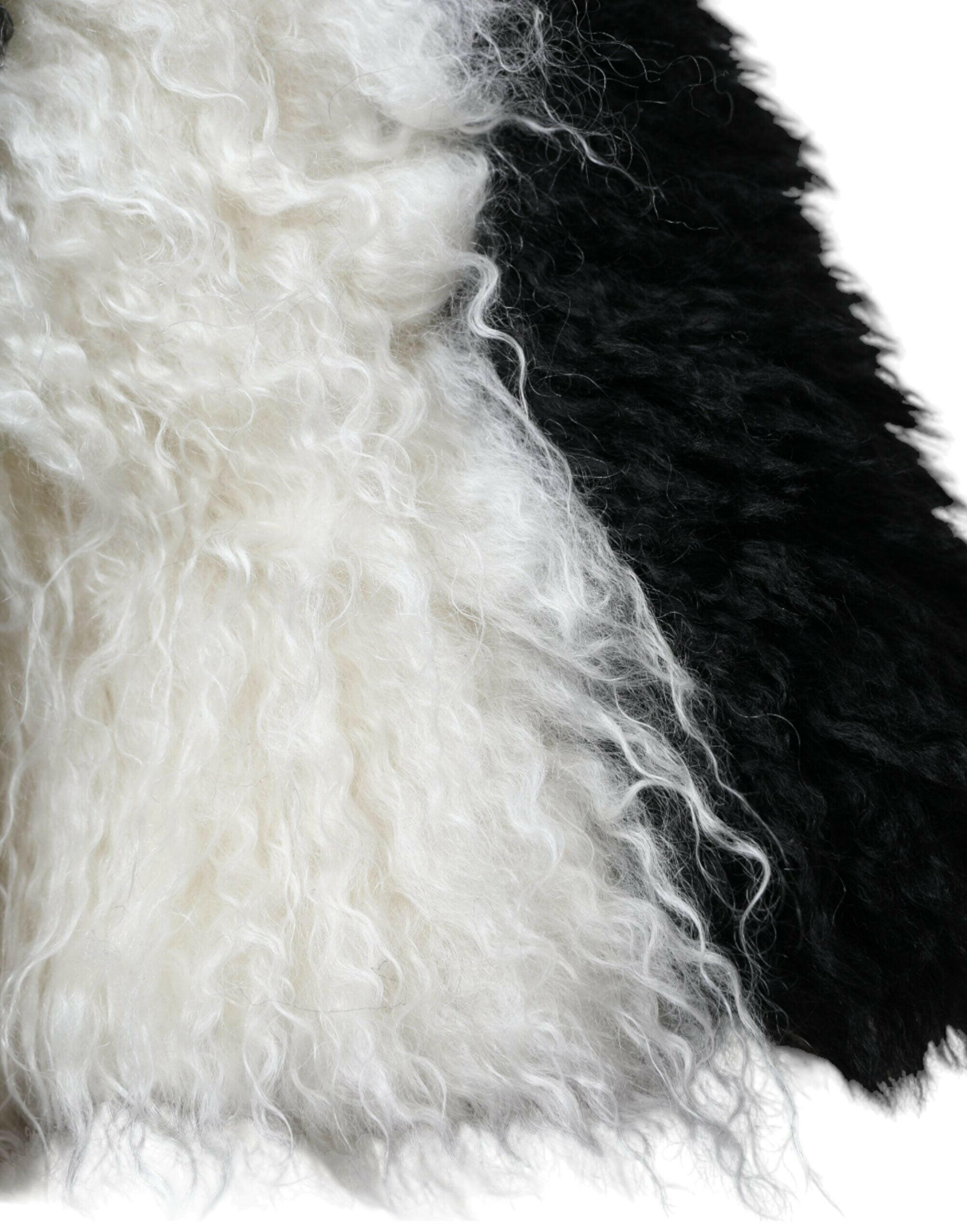 Dolce & Gabbana Black White Stripes Mohair Fur Bucket Hat -   -  Dolce & Gabbana. Dolce & Gabbana Black White Stripes Mohair Fur Bucket Hat -   -  Dolce & Gabbana.