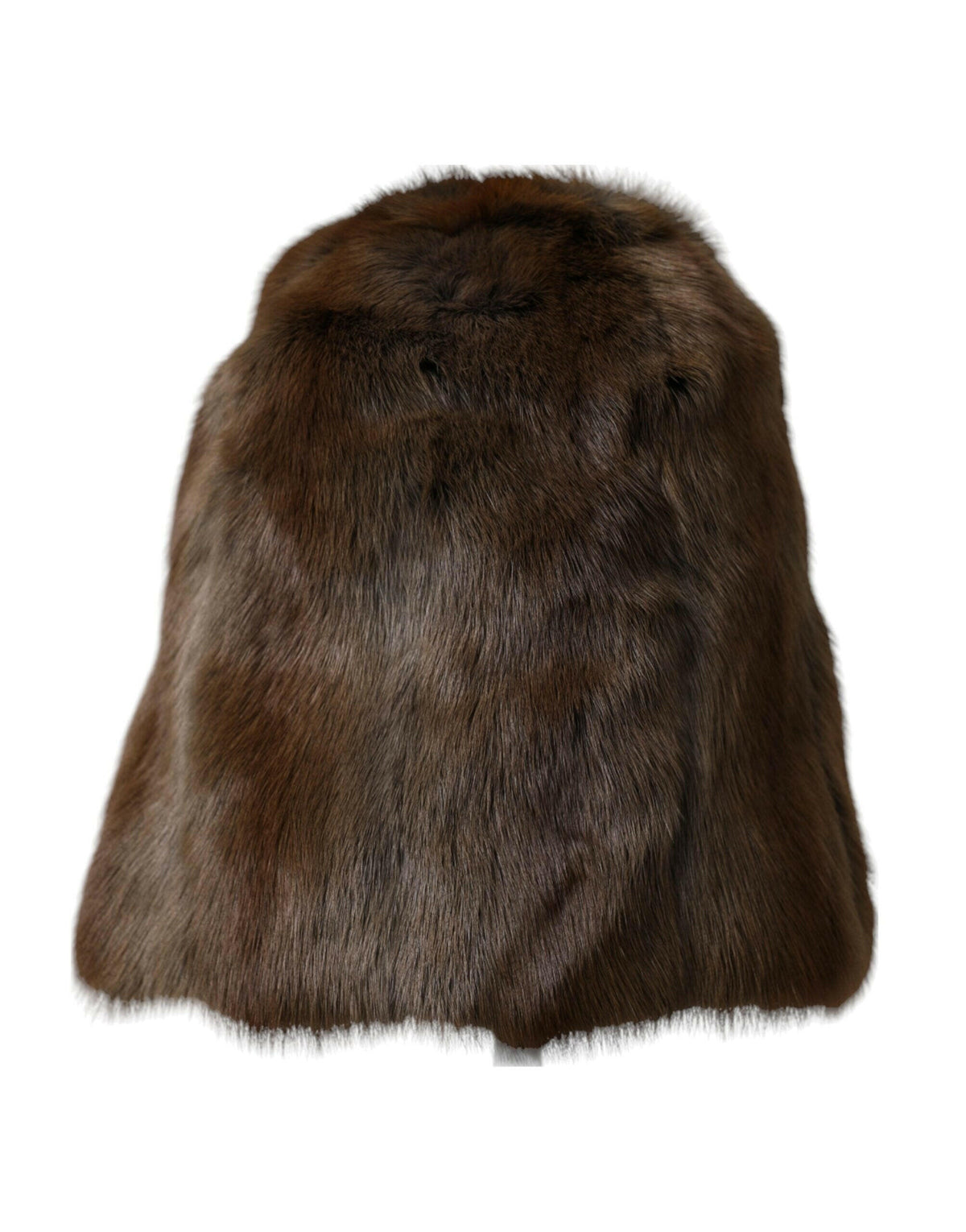 Dolce & Gabbana Brown Weasel Fur Womens Cashmere Hat Beanie -   -  Dolce & Gabbana.