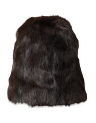 Dolce & Gabbana Brown Weasel Fur Womens Cashmere Hat Beanie -   -  Dolce & Gabbana.