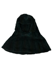 Dolce & Gabbana Black Weasel Fur Whole Head Wrap Hat -   -  Dolce & Gabbana.