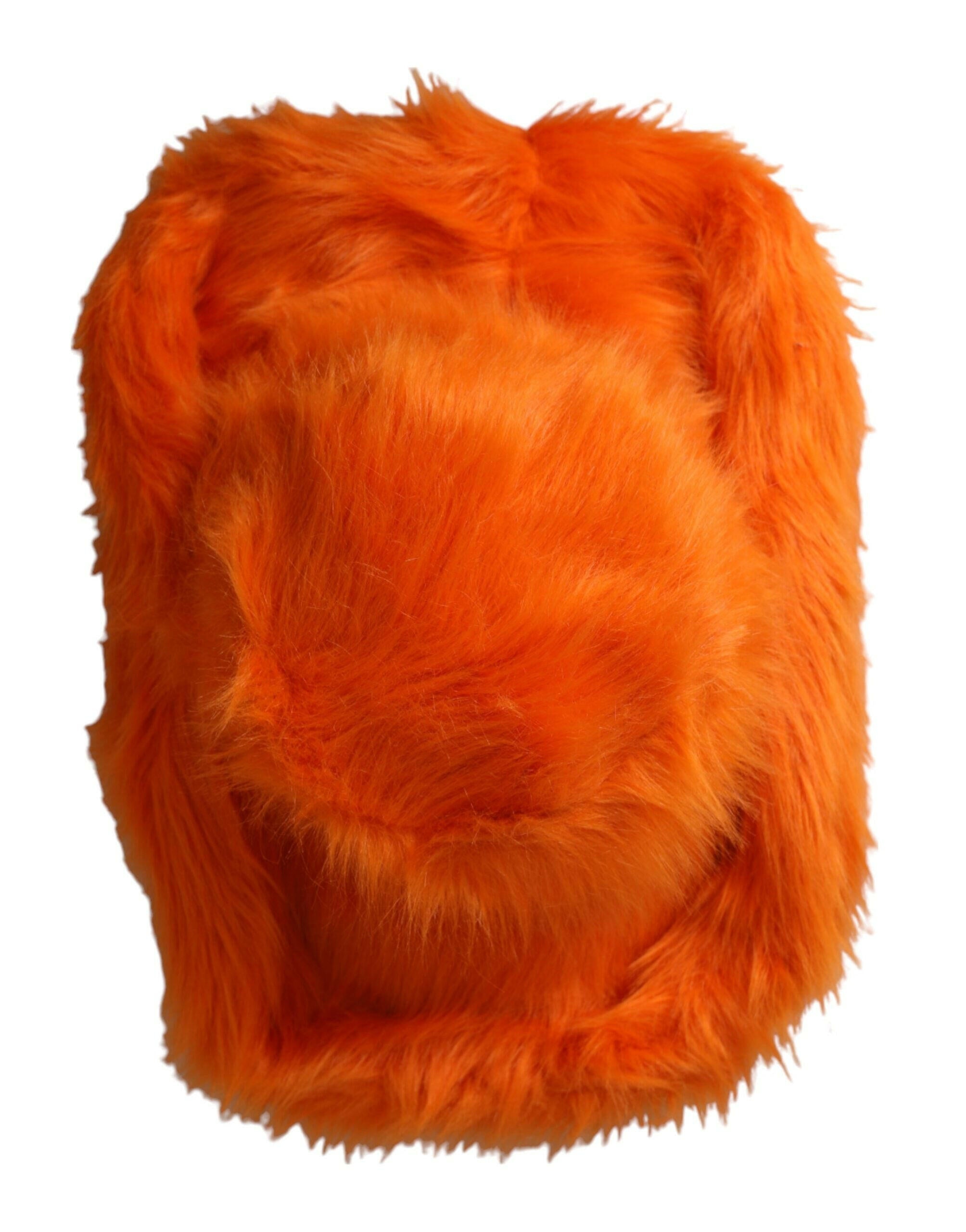 Dolce & Gabbana Orange Faux Fur Polyester Fedora Hat -   -  Dolce & Gabbana. Dolce & Gabbana Orange Faux Fur Polyester Fedora Hat -   -  Dolce & Gabbana.