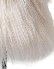 Dolce & Gabbana White Acrylic Fur Womens Bucket Hat -   -  Dolce & Gabbana.