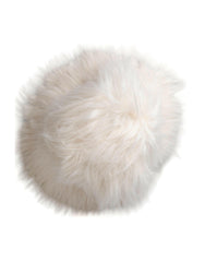Dolce & Gabbana White Acrylic Fur Womens Bucket Hat -   -  Dolce & Gabbana.