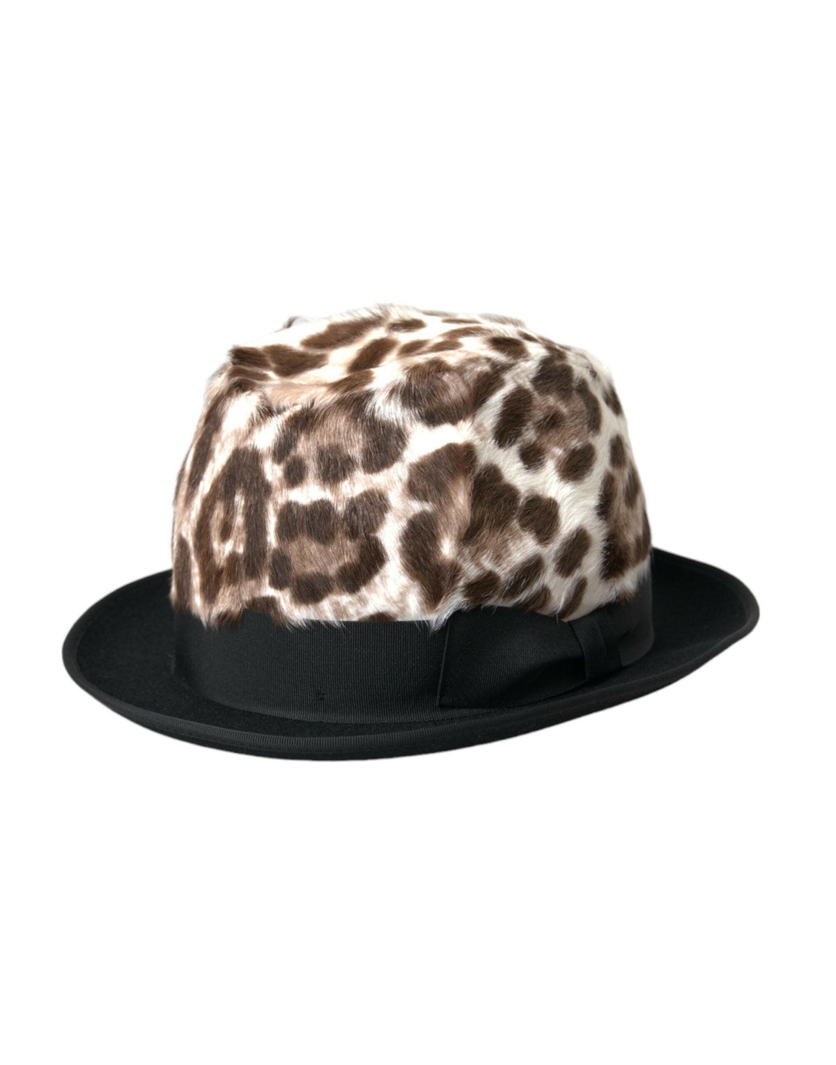 Dolce & Gabbana Multicolor Leopard Women Fedora Hat -   -  Dolce & Gabbana.