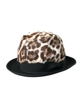Dolce & Gabbana Multicolor Leopard Women Fedora Hat -   -  Dolce & Gabbana.