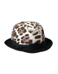 Dolce & Gabbana Multicolor Leopard Women Fedora Hat -   -  Dolce & Gabbana.