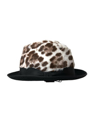 Dolce & Gabbana Multicolor Leopard Women Fedora Hat -   -  Dolce & Gabbana.