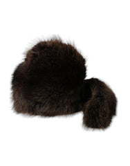 Dolce & Gabbana Women Brown Raccoon Fur Bucket Hat -   -  Dolce & Gabbana.