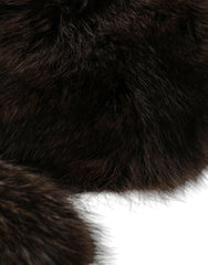 Dolce & Gabbana Women Brown Raccoon Fur Bucket Hat -   -  Dolce & Gabbana.
