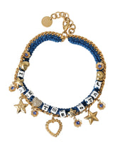 Dolce & Gabbana Gold Tone Brass Chain Iam The Star Bracelet -   -  Dolce & Gabbana.