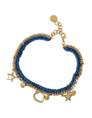 Dolce & Gabbana Gold Tone Brass Chain Iam The Star Bracelet -   -  Dolce & Gabbana.
