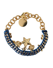 Dolce & Gabbana Gold Tone Brass Chain Star Fashion Bracelet -   -  Dolce & Gabbana.