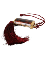 Dolce & Gabbana Brown Leopard Mini Mirror Tassel Make Up Holder Bag -   -  Dolce & Gabbana.