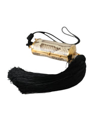 Dolce & Gabbana Beige Exotic Leather Mini Mirror Tassel Make Up Holder Bag -   -  Dolce & Gabbana.