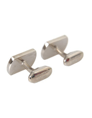Dolce & Gabbana Silver Gold Plated Metal Brass Pin Cufflinks -   -  Dolce & Gabbana.
