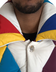 Dolce & Gabbana Multicolor Windbreaker Puffer Jacket Men -   -  Dolce & Gabbana.