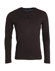 Dolce & Gabbana Brown DG Logo Crewneck Pullover Sweater -   -  Dolce & Gabbana.