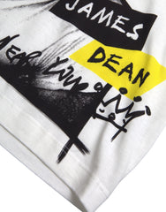 Dolce & Gabbana White Graphic Cotton Short Sleeves Men T-shirt -   -  Dolce & Gabbana.
