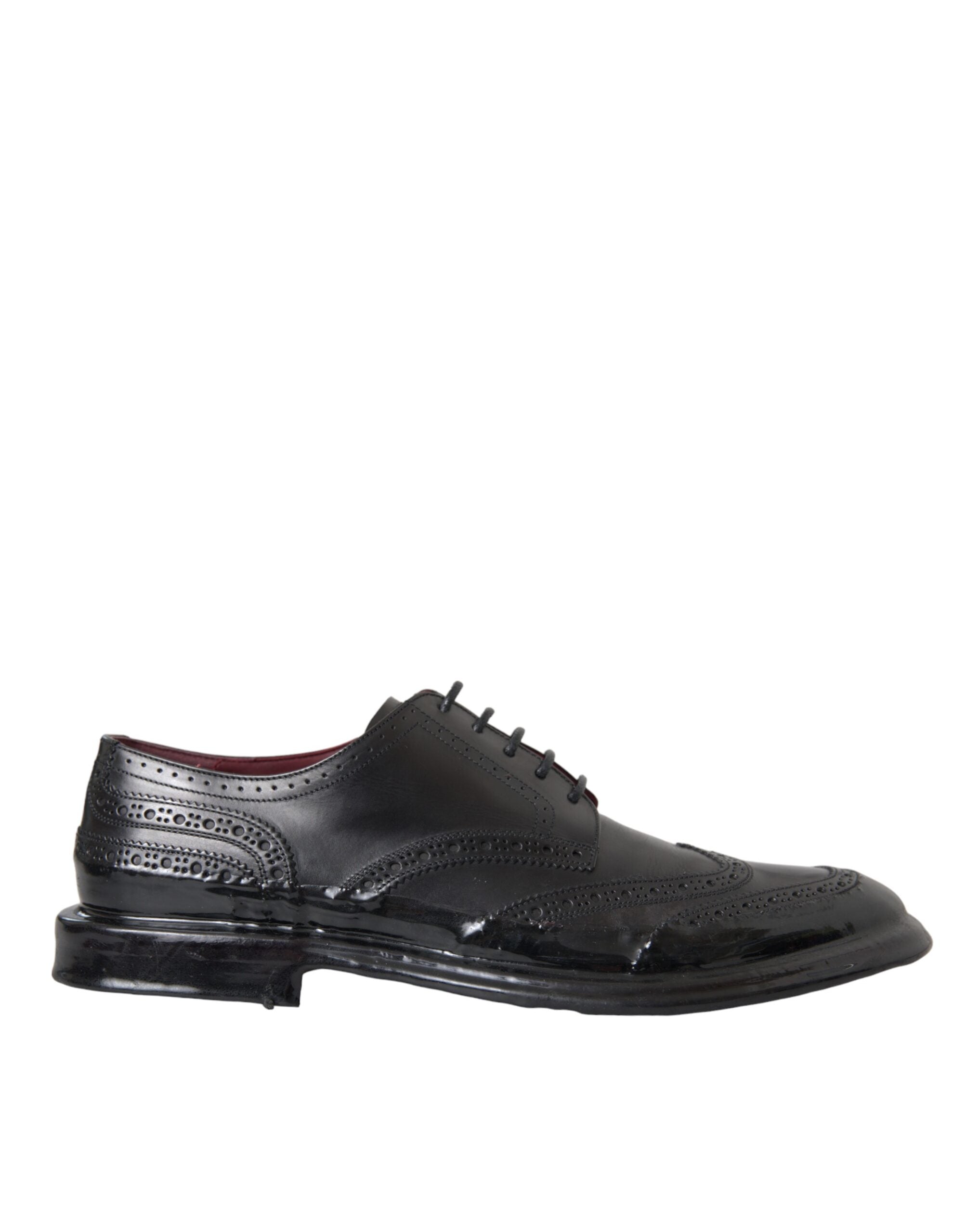 Dolce & Gabbana Black Leather Oxford Wingtip Formal Men Shoes -   -  Dolce & Gabbana. Dolce & Gabbana Black Leather Oxford Wingtip Formal Men Shoes -   -  Dolce & Gabbana.