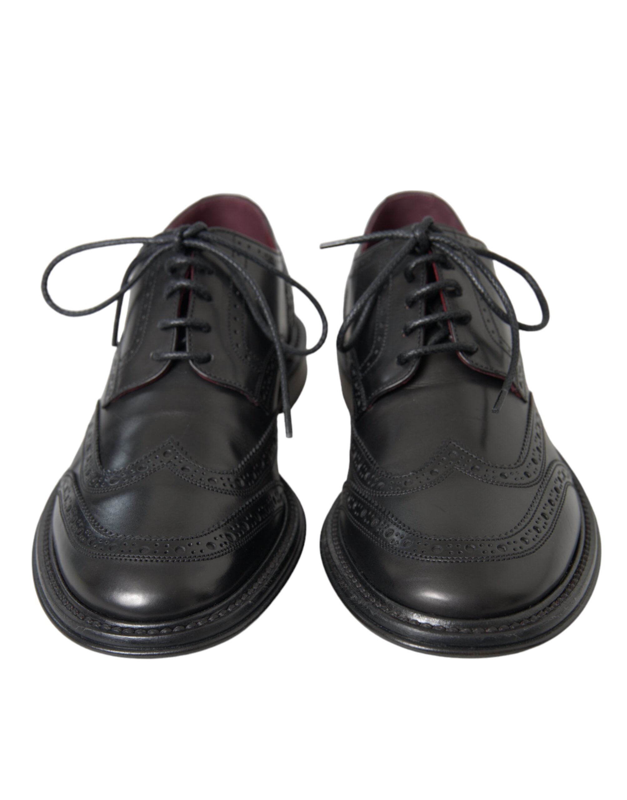 Dolce & Gabbana Black Leather Oxford Wingtip Formal Men Shoes -   -  Dolce & Gabbana. Dolce & Gabbana Black Leather Oxford Wingtip Formal Men Shoes -   -  Dolce & Gabbana.