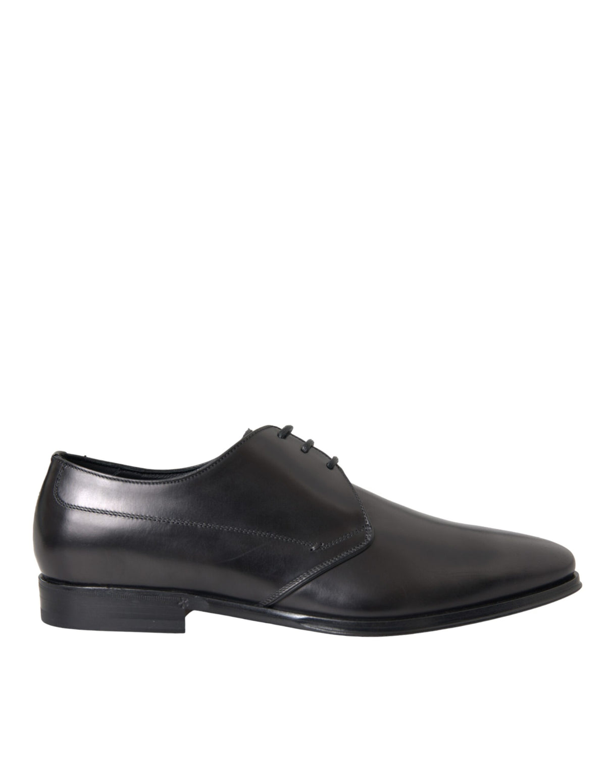 Dolce & Gabbana Black Leather Derby Formal Dress Men Shoes -   -  Dolce & Gabbana.