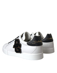 Dolce & Gabbana White Leather DG Logo Casual Low Top Sneakers Shoes -   -  Dolce & Gabbana.