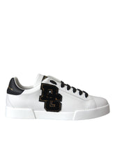 Dolce & Gabbana White Leather DG Logo Casual Low Top Sneakers Shoes -   -  Dolce & Gabbana.