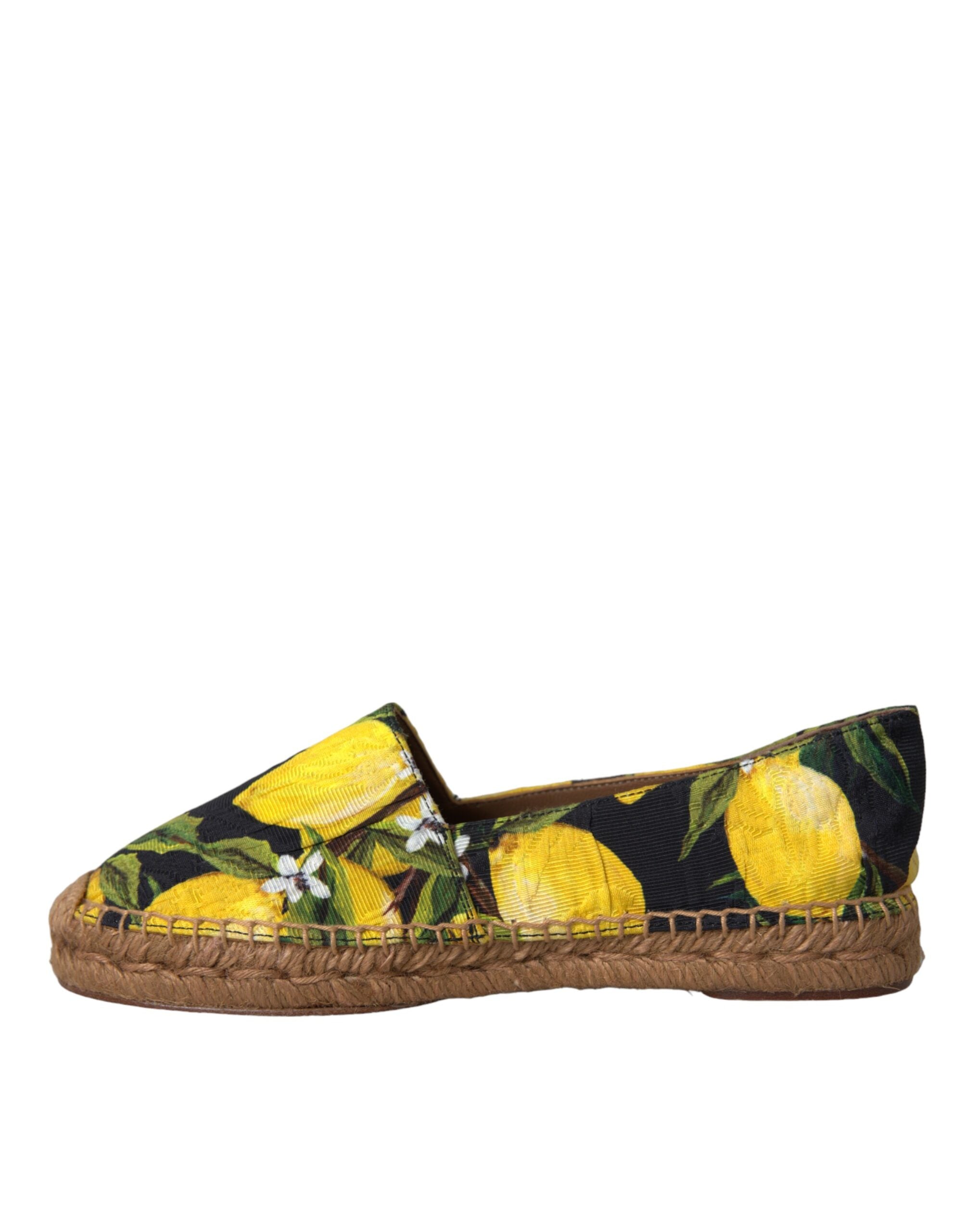 Dolce & Gabbana Multicolor Lemon Slip On Espadrilles Shoes -   -  Dolce & Gabbana. Dolce & Gabbana Multicolor Lemon Slip On Espadrilles Shoes -   -  Dolce & Gabbana.