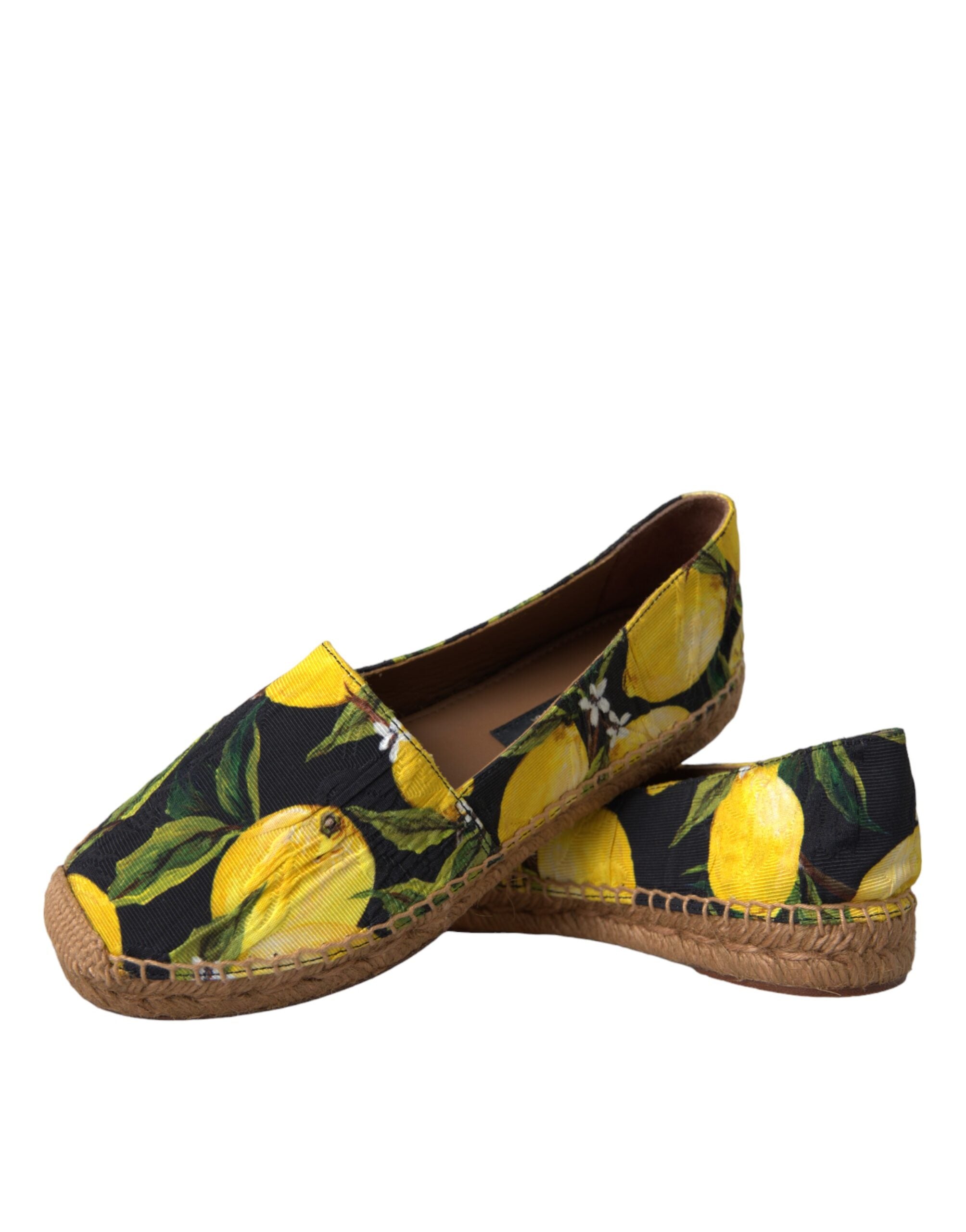 Dolce & Gabbana Multicolor Lemon Slip On Espadrilles Shoes -   -  Dolce & Gabbana. Dolce & Gabbana Multicolor Lemon Slip On Espadrilles Shoes -   -  Dolce & Gabbana.