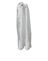 Dolce & Gabbana White Heels Stiletto Knee High Boots Shoes -   -  Dolce & Gabbana.