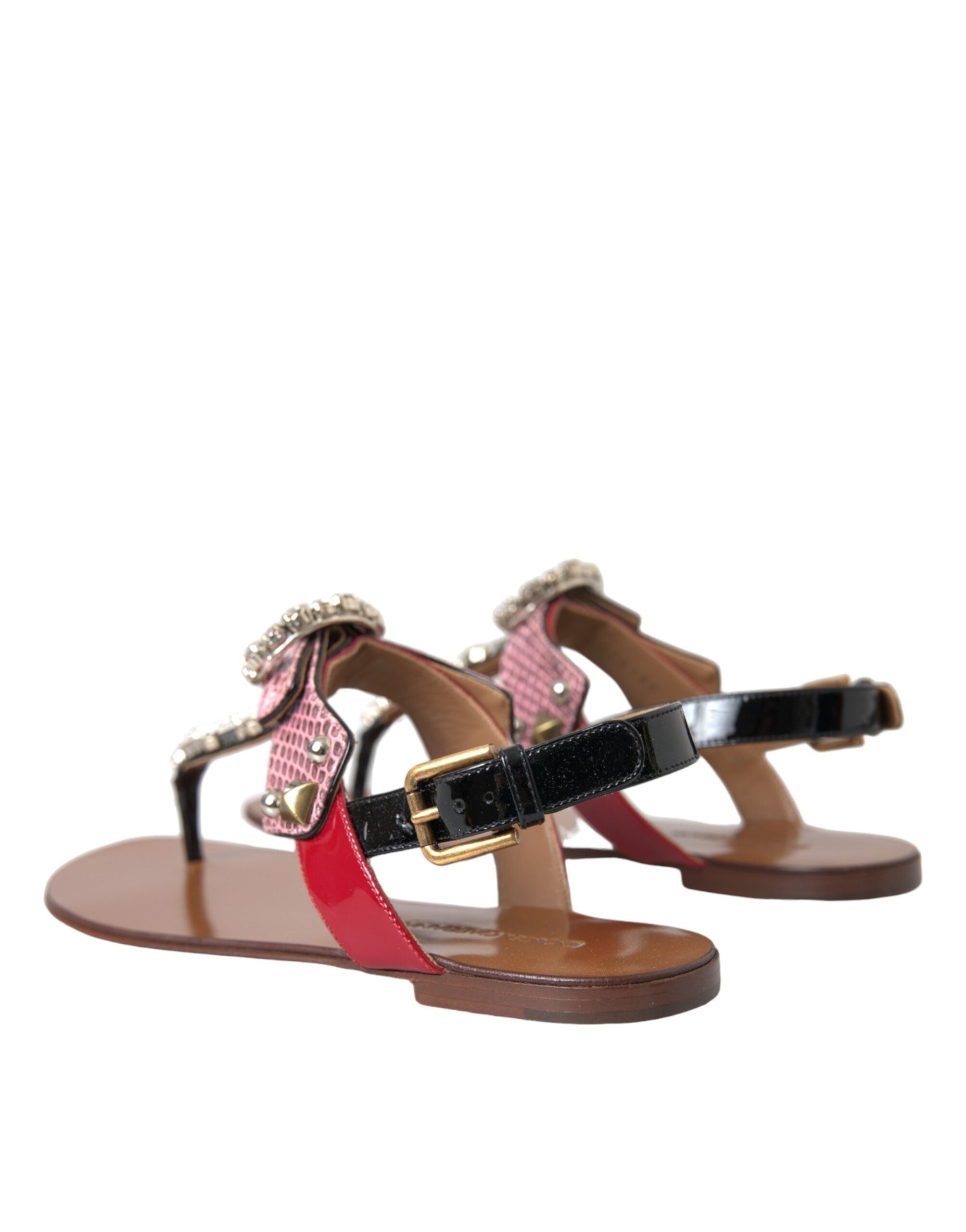 Dolce & Gabbana Multicolor Crystal Sandals Flip Flops Shoes -   -  Dolce & Gabbana. Dolce & Gabbana Multicolor Crystal Sandals Flip Flops Shoes -   -  Dolce & Gabbana.