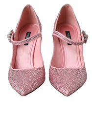Dolce & Gabbana Pink Strass Crystal Heels Pumps Shoes -   -  Dolce & Gabbana.