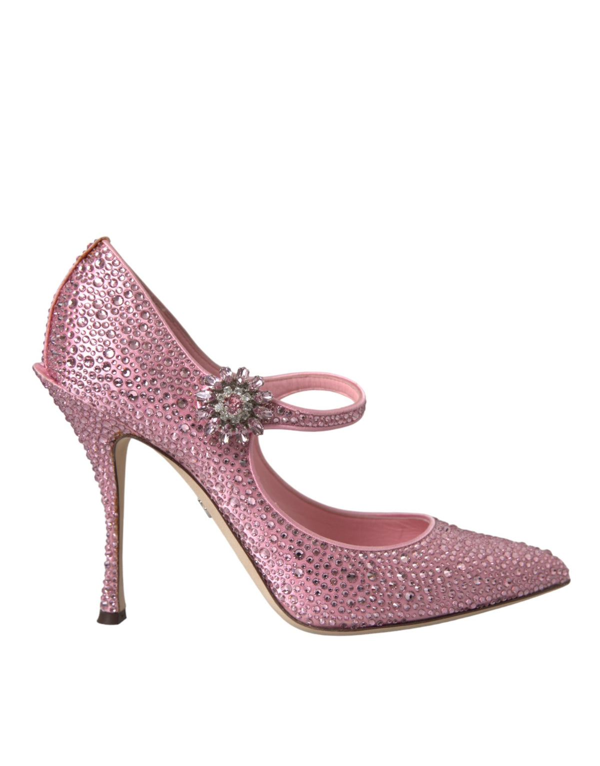 Dolce & Gabbana Pink Strass Crystal Heels Pumps Shoes -   -  Dolce & Gabbana.