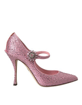 Dolce & Gabbana Pink Strass Crystal Heels Pumps Shoes -   -  Dolce & Gabbana.