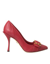 Dolce & Gabbana Red Devotion Leather Heels Pumps Shoes -   -  Dolce & Gabbana.