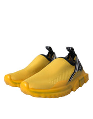 Dolce & Gabbana Yellow Sorrento Slip On Sneakers Women Shoes -   -  Dolce & Gabbana.