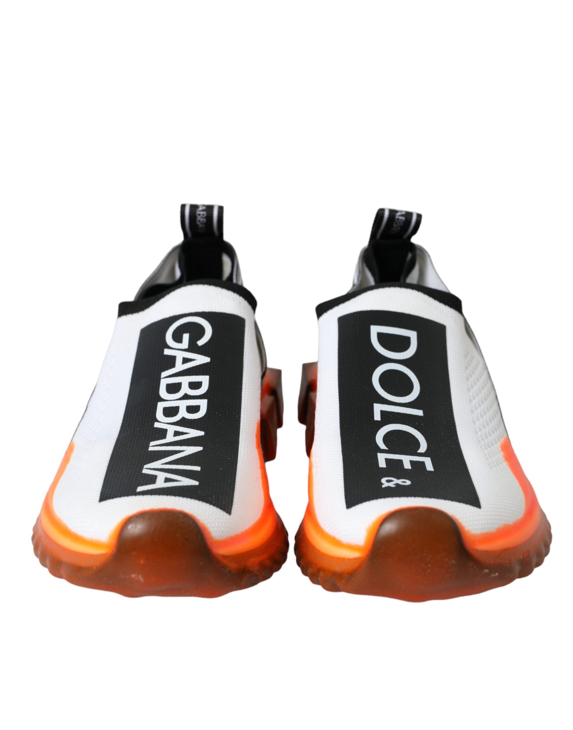 Dolce & Gabbana Black White Orange Slip On Sorrento Sneakers Shoes -   -  Dolce & Gabbana. Dolce & Gabbana Black White Orange Slip On Sorrento Sneakers Shoes -   -  Dolce & Gabbana.