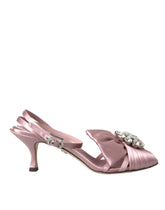 Dolce & Gabbana Pink Keira Crystal Heels Sandals Shoes -   -  Dolce & Gabbana.