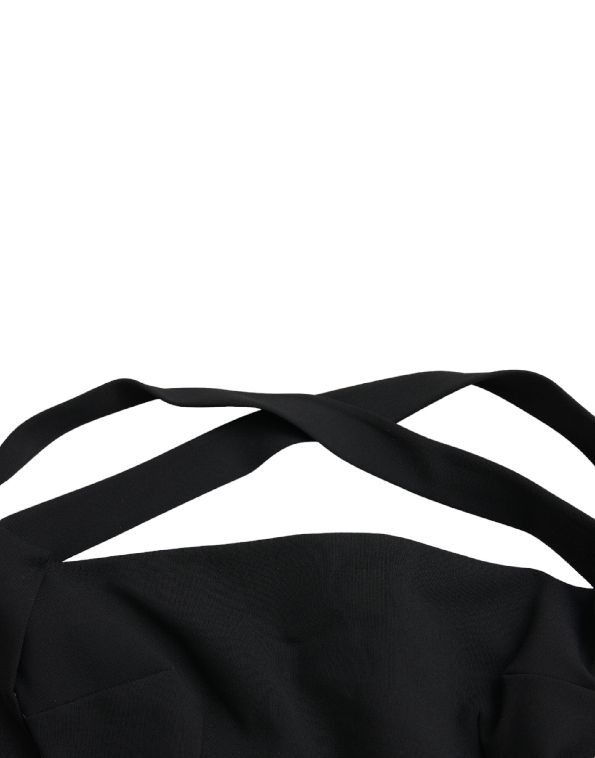 Dolce & Gabbana Black Sheath Halter Sleeveless Midi Dress -   -  Dolce & Gabbana. Dolce & Gabbana Black Sheath Halter Sleeveless Midi Dress -   -  Dolce & Gabbana.