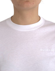 Balenciaga White Cotton Crew Neck Short Sleeves T-shirt -   -  Balenciaga.
