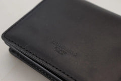 Dolce & Gabbana Black Leather Bifold Shoulder Sling Women Wallet -   -  Dolce & Gabbana.