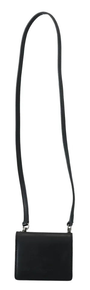 Dolce & Gabbana Black Leather Bifold Shoulder Sling Women Wallet -   -  Dolce & Gabbana. Dolce & Gabbana Black Leather Bifold Shoulder Sling Women Wallet -   -  Dolce & Gabbana.