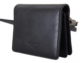 Dolce & Gabbana Black Leather Bifold Shoulder Sling Women Wallet -   -  Dolce & Gabbana.