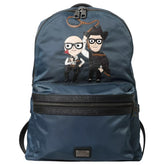Dolce & Gabbana Blue Nylon #DGFamily Patch Men Backpack Bag -   -  Dolce & Gabbana.