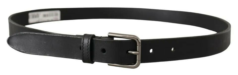 Dolce & Gabbana Black Calf Leather Classic Metal Logo Buckle Belt -   -  Dolce & Gabbana. Dolce & Gabbana Black Calf Leather Classic Metal Logo Buckle Belt -   -  Dolce & Gabbana.