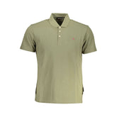 Napapijri Green Cotton Mens Polo Shirt -   -  Napapijri.
